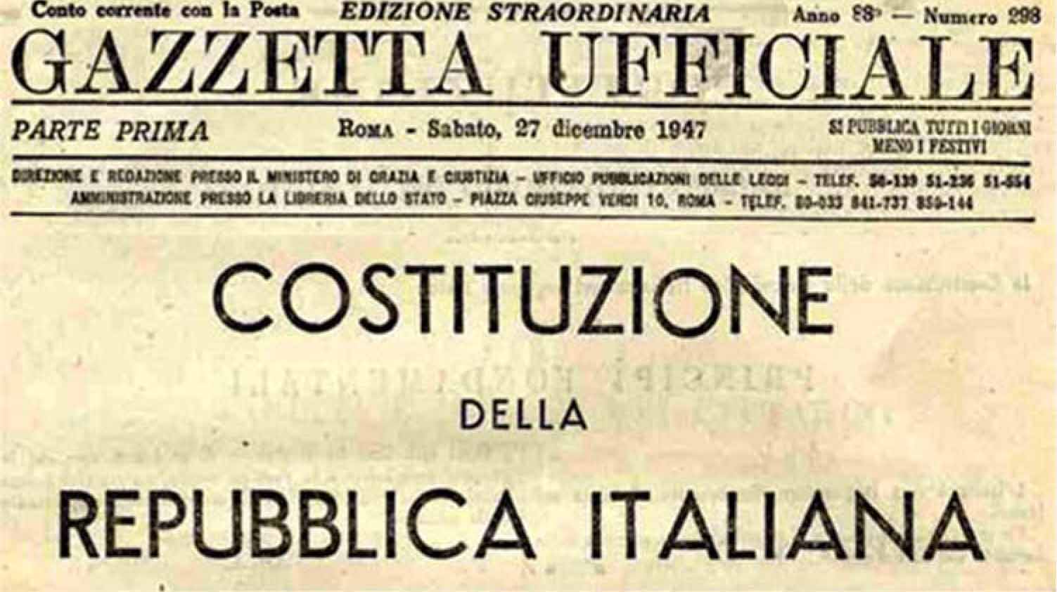 Costituzione Italiana