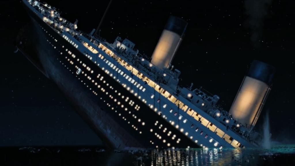 Un fotogramma di Titanic