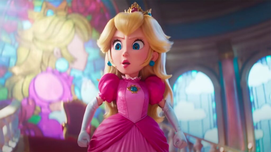 La principessa Peach nel nuovo film The Super Mario Bros Movie