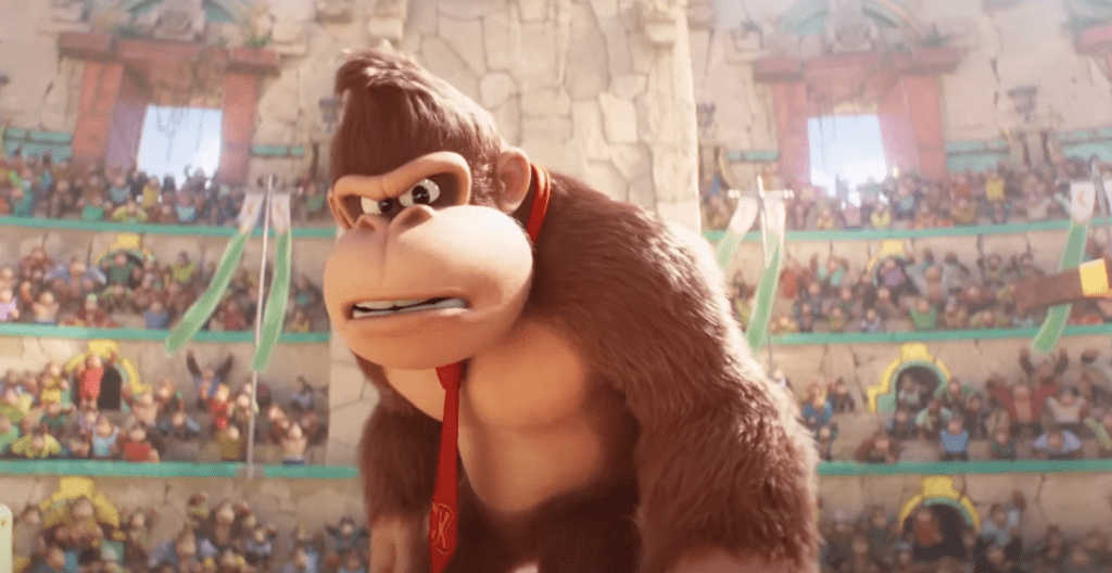 Donkey Kong nel nuovo film The Super Mario Bros Movie